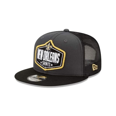 New Orleans Saints Gorra | New Era NFL Draft 9fifty Snapback Cap Mexico - Grises